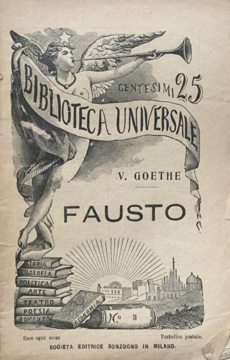 Fausto - Johann Wolfgang Goethe - copertina