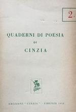 Quaderni di poesia di Cinzia