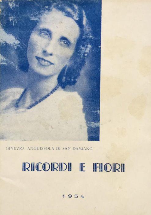 Ricordi e fiorni : liriche - Giana Anguissola - copertina