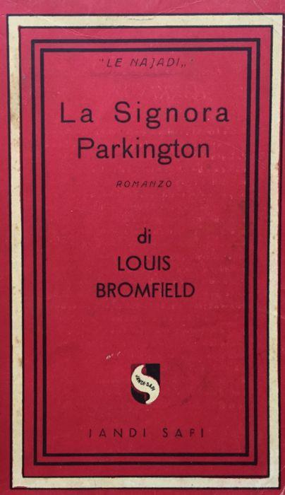 La signora Parkington - Louis Bromfield - copertina