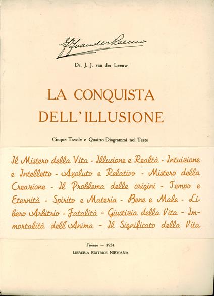 La conquista dell'illusione - Leeuw J. Van der - copertina