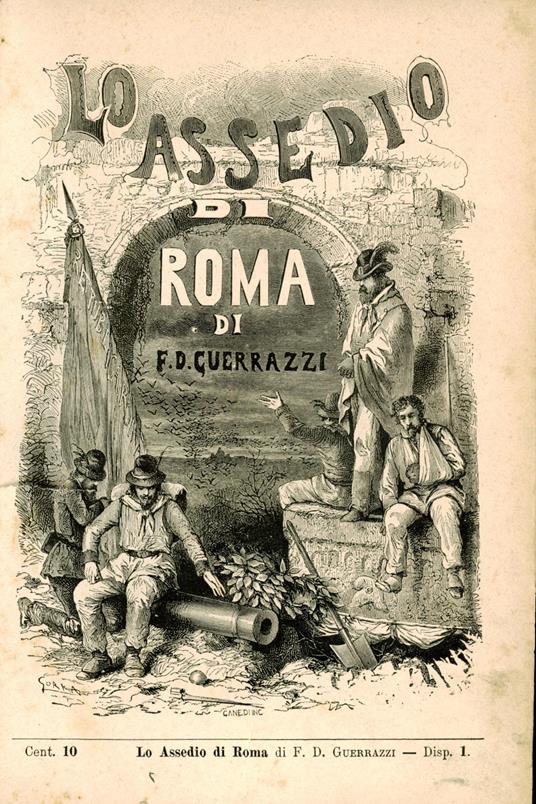 Lo assedio di Roma - Francesco Domenico Guerrazzi - copertina