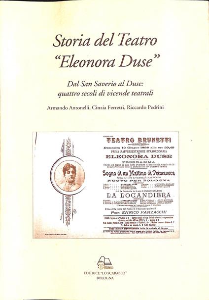 Storia del Teatro Eleonora Duse (Bologna) - Armando Antonelli - copertina