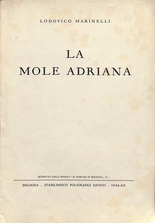 La Mole Adriana - copertina