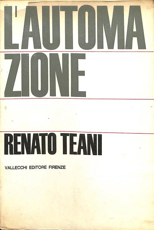 L' automazione - Renato Teani - copertina