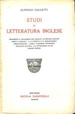 Studi di letteratura inglese