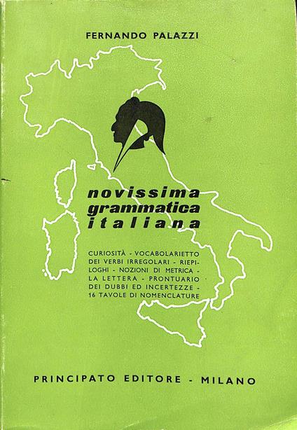 Novissima grammatica italiana - Fernando Palazzi - copertina