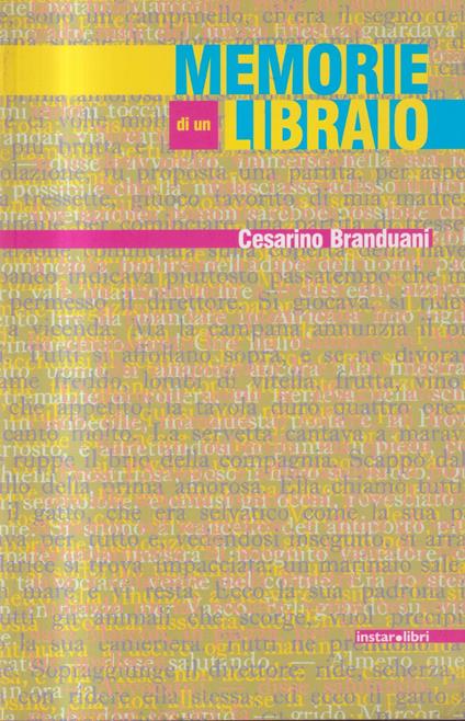 Memorie di un libraio - Cesarino Branduani - copertina