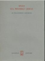 Studi sul pensiero greco