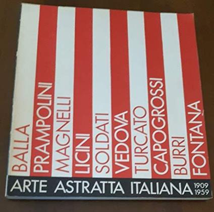 Arte astratta italiana 1909-1959 - copertina