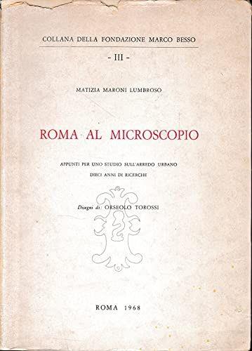 Roma al microscopio - copertina