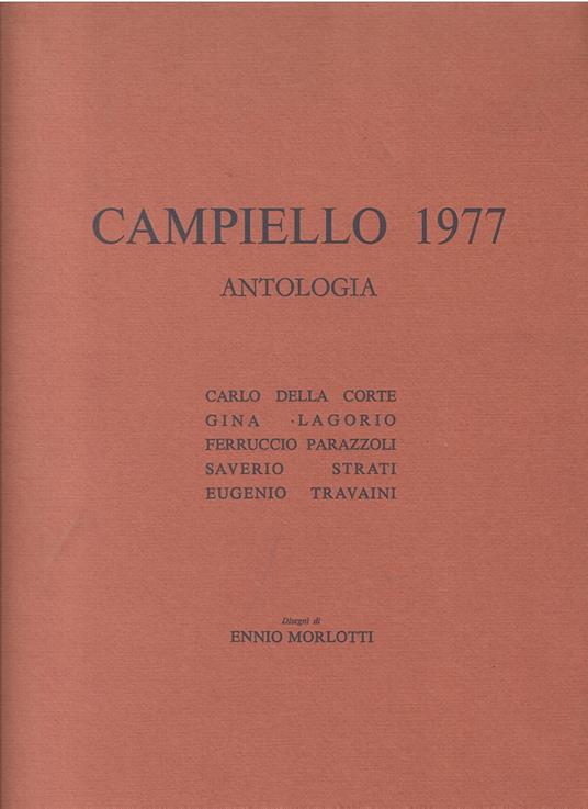 ANTOLOGIA DEL CAMPIELLO 1977 - ILLUSTRAZIONI DI MORLOTTI ENNIOUNO - copertina