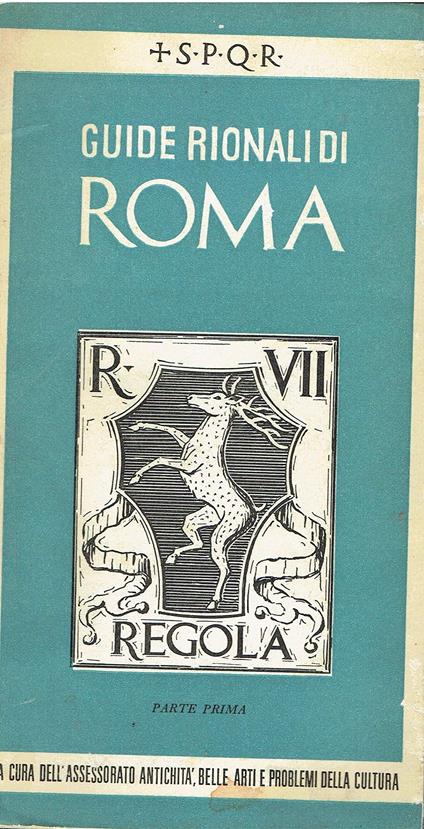 Guide rionali di Roma. Rione III-Colonna. Parte I - copertina