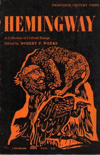 Hemingway. A collection of critical essays - copertina