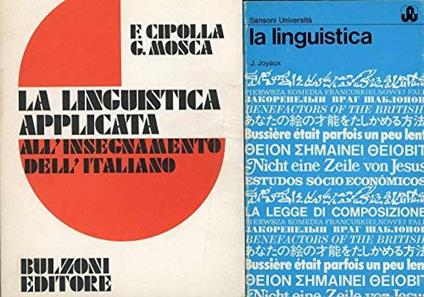 LA LINGUISTICA APPLICATA ALL'INSEGNAMENTO DELL'ITALIANO - copertina