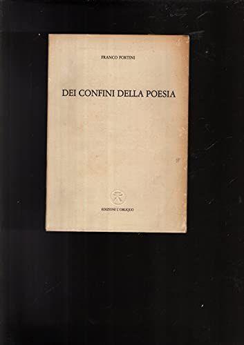 Dei confini della poesia - copertina