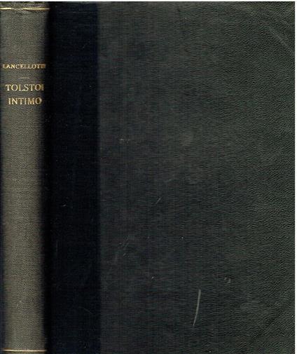 Tolstoi intimo. L'uomo, l'artista, il pensatore. Prima ediione - copertina