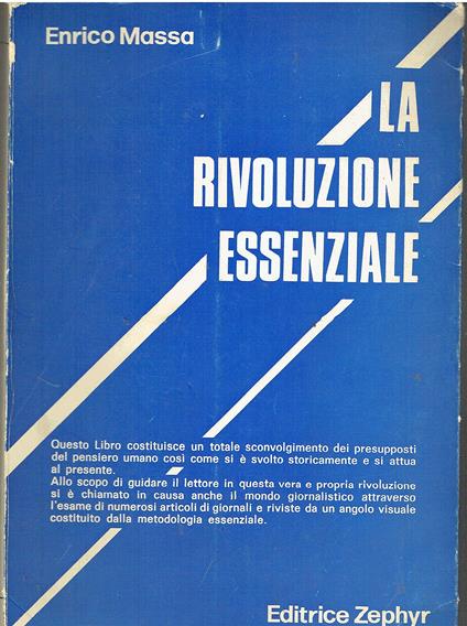 La rivoluzione essenziale - copertina