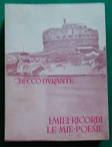 I miei ricordi Le mie poesie (stampa 1973) - copertina