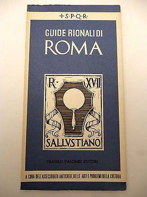 GUIDE RIONALI DI ROMA: RIONE XVII - SALLUSTIANO , 1978 FLLI PALOMBI A82 - copertina
