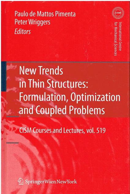 New Trends in Thin Structures: Formulation, Optimization and Coupled Problems: 519 - copertina