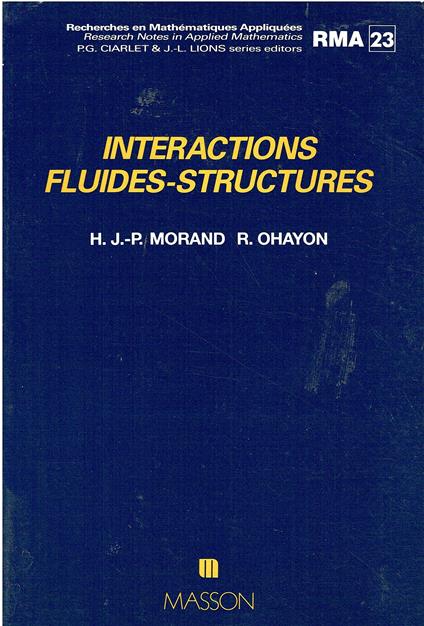 Interactions fluides-structures - Paul Morand - copertina