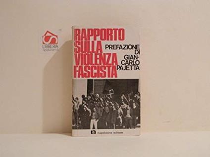 Rapporto sulla violenza fascista - copertina