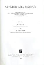 APPLIED MECHANICS. Proceedings of the Tenth International Congress of Applied Mechanics, Stresa (Italy) 1960