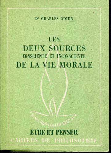 Les deux sources, consciente et inconsciente de la vie morale - copertina