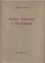 Poesie postume e traduzioni