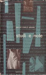 Studi e note