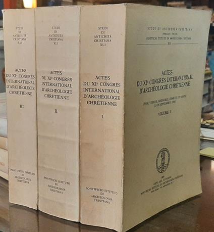 Actes du XI Congrés International d' Archéologie Chrétienne. 3 Volumes - Giovanni Boccaccio - copertina