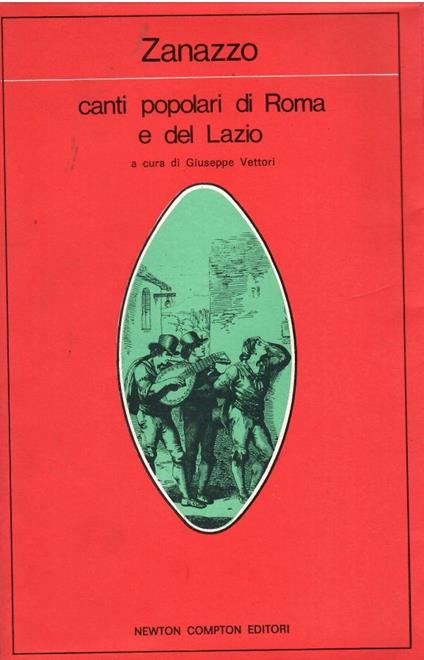 Canti popolari di Roma e del Lazio - Giuseppe Vettori - copertina