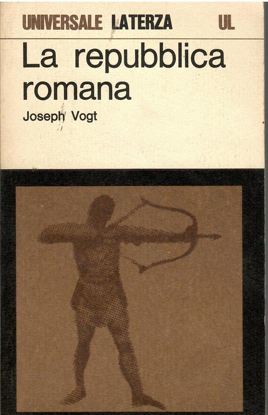 La Repubblica romana - Joseph Vogt - copertina