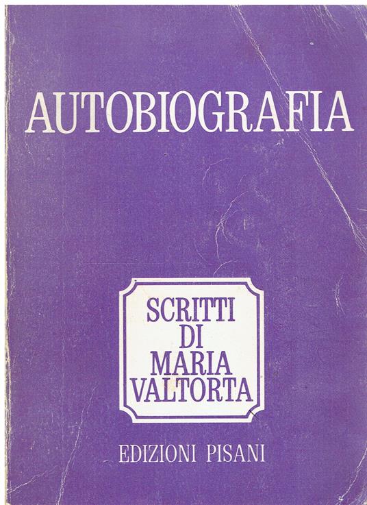 Autobiografia - Maria Valtorta - copertina