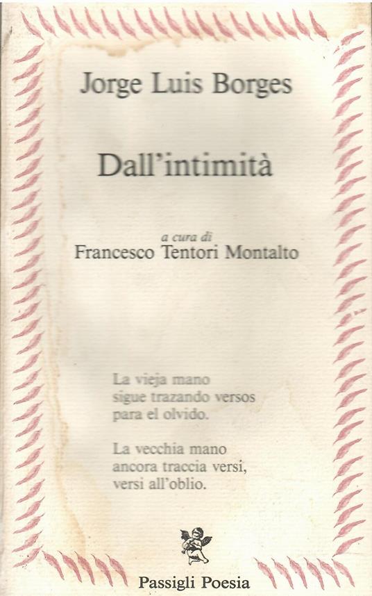 Dall'intimità - Jorge L. Borges - copertina