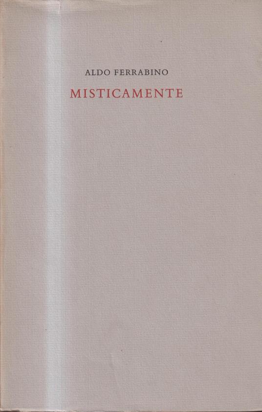 Misticamente - Aldo Ferrabino - copertina