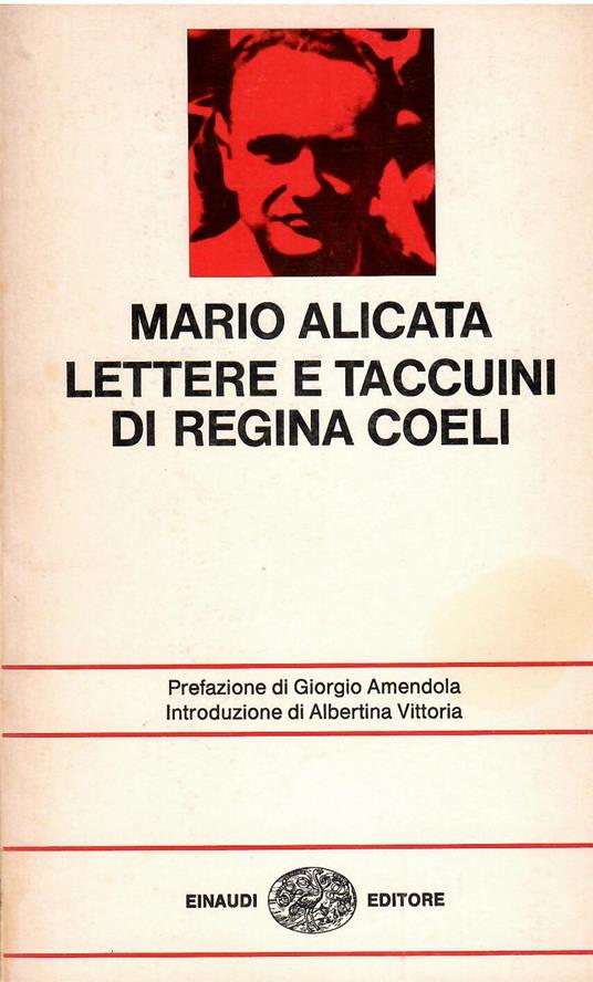 Lettere e taccuini di Regina Coeli - Mario Alicata - copertina