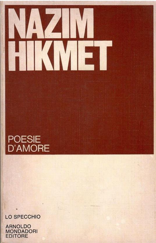 Poesia d'amore - Nazim Hikmet - copertina