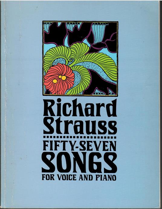 Fifty-Seven Songs for Voice and Piano - Richard Strauss - copertina