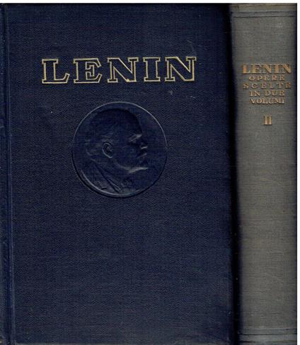 Opere scelte 2 volumi - Lenin - copertina