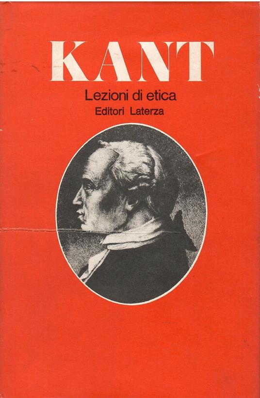 Lezioni di etica - Immanuel Kant - copertina