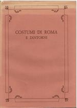 Costumi di Roma e dintorni