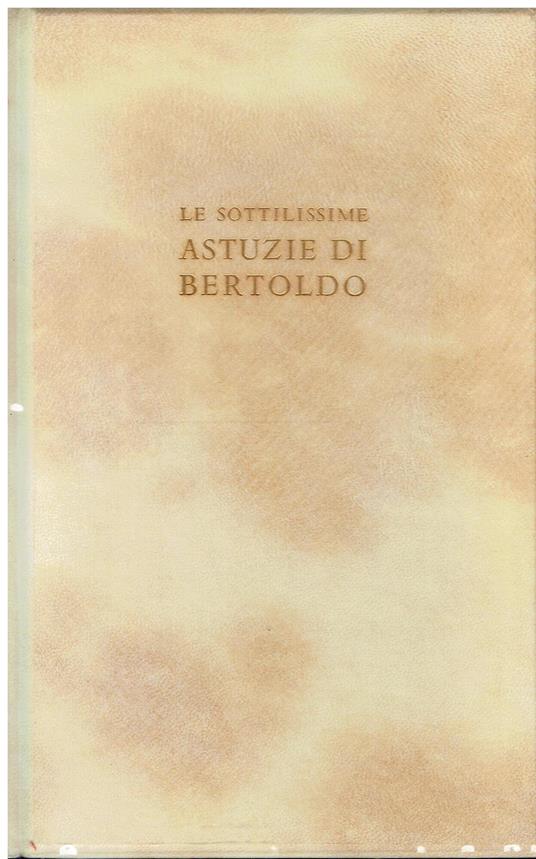 Le sottilissime astuzie di Bertoldo - C. Croci - copertina