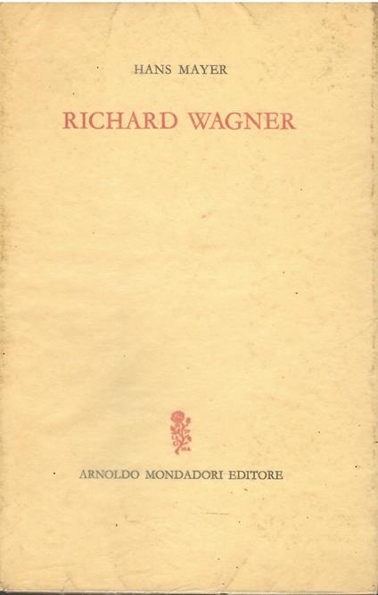 Richard Wagner - Hans Mayer - copertina