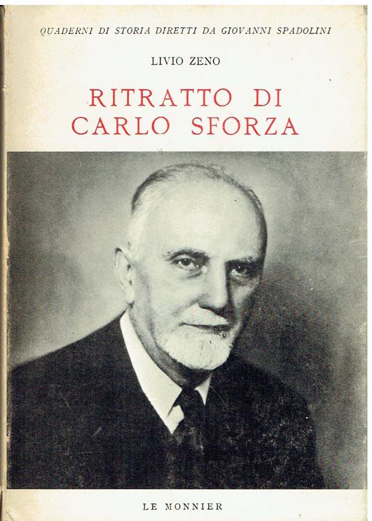 Ritratto di Carlo Sforza - Livio Zeno - copertina