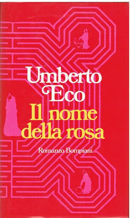 Il nome della rosa 1980, prima edizione - Umberto Eco - copertina