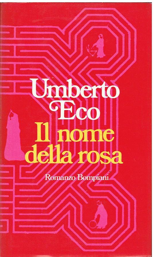 Il nome della rosa 1980, prima edizione - Umberto Eco - copertina