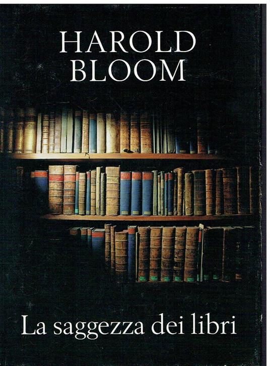 La saggezza dei libri - Harold Bloom - copertina