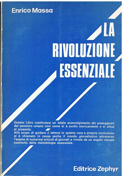 La rivoluzione essenziale - copertina